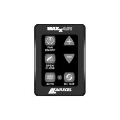 MaxxAir MaxxFan 6 Key Hard Wired Remote Control - Black