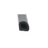 AP Products Black 1" X 1" X 50' Ribbed D Seal With Tape And Hats