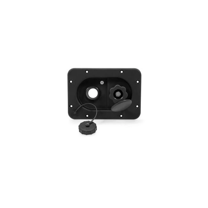 Camco Black Recessed Gravity & City Water Fill 1 Camco Black Recessed Gravity & City Water Fill