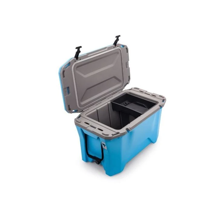 Camco Currituck 50 Quart Cyan/Gray Cooler 1 Camco Currituck 50 Quart Cyan/Gray Cooler