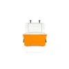 Camco Currituck 50 Qt. Premium College Football Color Cooler Tangerine 151 & White