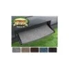 Prest-O-Fit Castle Gray 22" Outrigger Wraparound Radius XT RV Step Rug