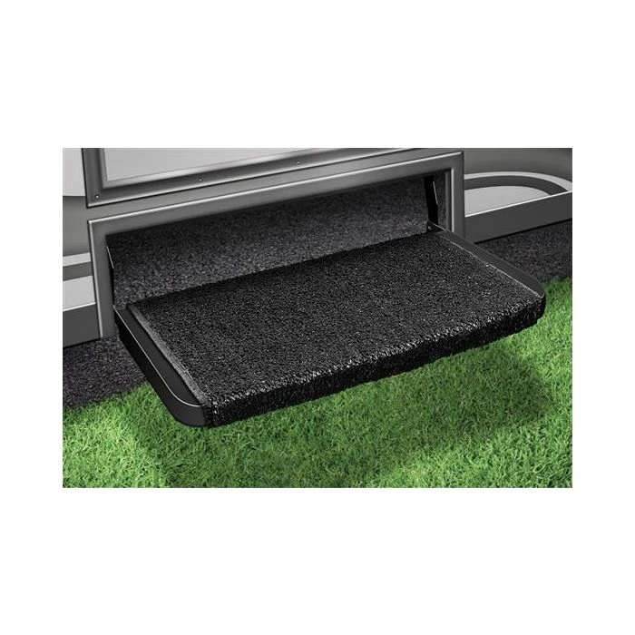 Prest-O-Fit Black 20" Wraparound Plus RV Step Rug 1 Prest-O-Fit Black 20" Wraparound Plus RV Step Rug