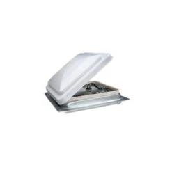 Heng's Manual White Lid 12V Fan Roof Vent With Garnish