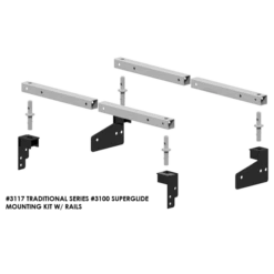 PullRite Traditional Series #3100 SuperRail 12K Mounting Kit For 2007-2019 Chevrolet/GMC 1500 Trucks (Super Short Beds)