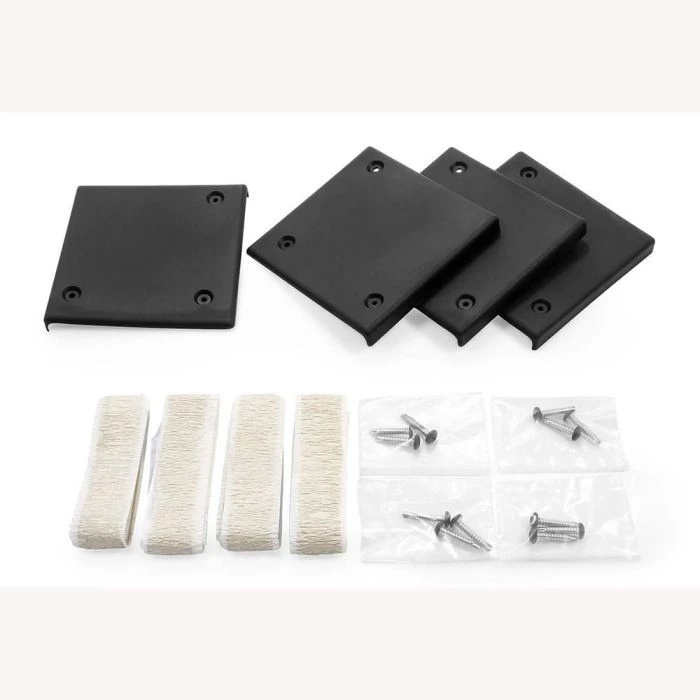 Camco Slide Out Corner Plate - 4 Pack, Black 1 Camco Slide Out Corner Plate - 4 Pack, Black