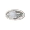 Diamond LED White Oval Clear Lens Porch Utility Light Without Switch