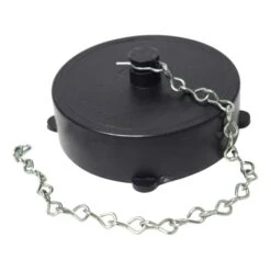 Valterra 3" Female Sewer Cap With 10" Chain