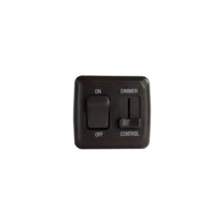 Diamond Black On/Off Switch With Dimmer