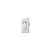 Diamond White Dual USB Single AC Charger Oulet