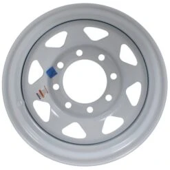 Trailer Wheel; 16 Inch Diameter X 6 Inch Width; 8 X 6.50 Inch Bolt Pattern