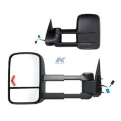 K-Source 2003 To 2006 Silverado/Sierra Black Extendable Towing Mirrors