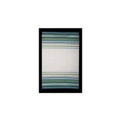 Faulkner 8' X 20' Aqua/Navy/Lime/White Deluxe Multi-Purpose Mat