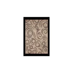 Faulkner 8' X 20' Brown/Beige Reversible Swirl Deluxe Multi-Purpose Mat