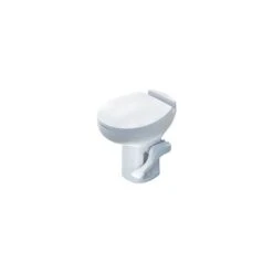 Thetford White Aqua Magic Residence Low Profile Foot Flush Toilet