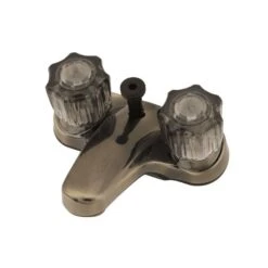 Empire Brass Company Antique Brass Lavatory Diverter With Smoke Knobs