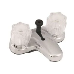 Empire Brass Company Chrome Lavatory Diverter With Clear Knobs