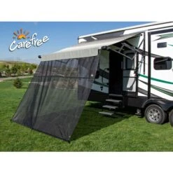 Carefree Black EZ ZipBlocker RV Awning Roller Tube 10' X 9' Drop Sun Shade