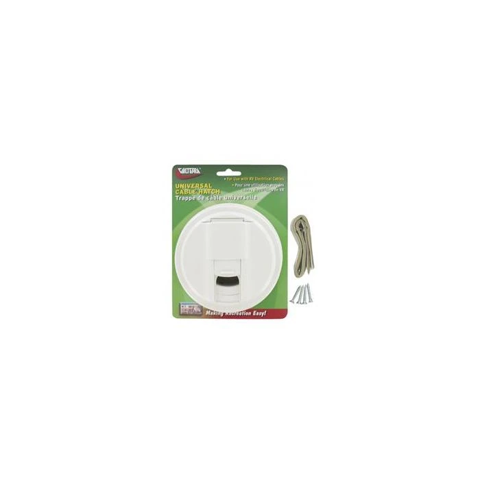 Valterra White Universal Electric Cable Hatch 1 Valterra White Universal Electric Cable Hatch