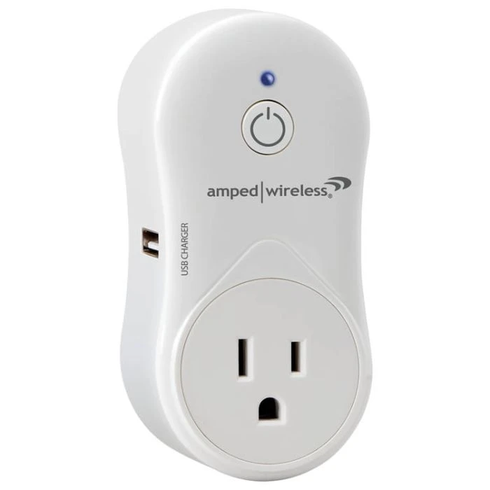 Digital Products International Amped Wireless WiFi Smart Plug Single Receptacle W/ USB 1 Digital Products International Amped Wireless WiFi Smart Plug Single Receptacle W/ USB