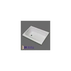 Specialty Recreation 24" X 36" Left Hand Center Drain White Bathtub