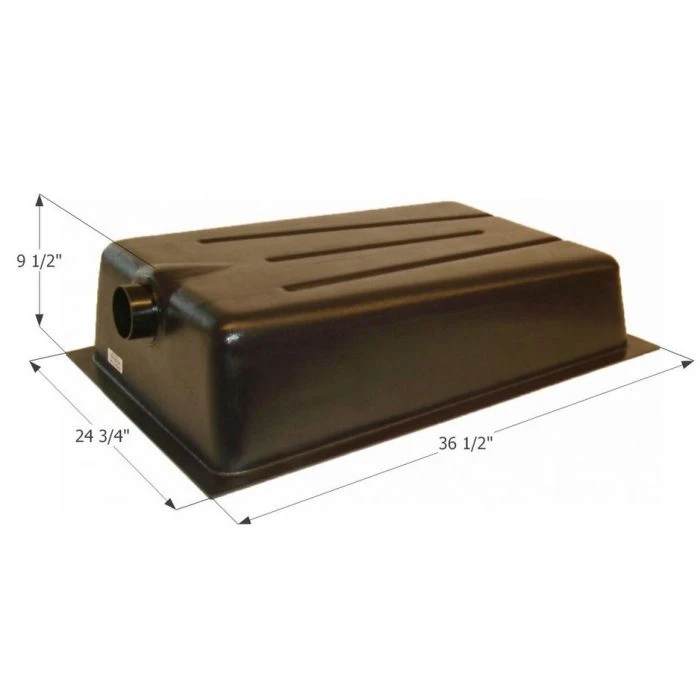 Icon HT636ED Center End Drain 23 Gallon Holding Tank With Sensors And Outlet 1 Icon HT636ED Center End Drain 23 Gallon Holding Tank With Sensors And Outlet