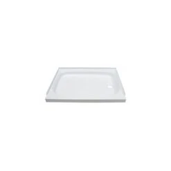 Lippert Components Better Bath 32" X 24" White Right Hand Center Drain Shower Pan