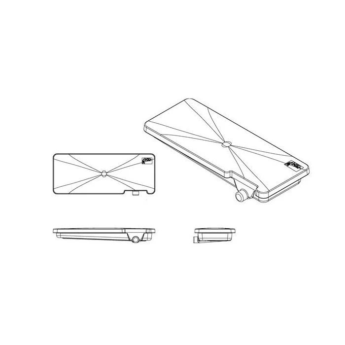 Waste Holding Tank Alpha Systems24"L X 63"W X &" D 1 Waste Holding Tank Alpha Systems24"L X 63"W X &" D