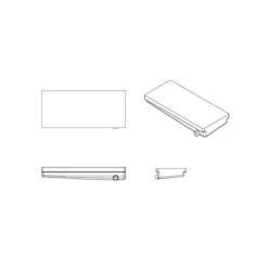 Alpha Systems 23 " L X 52" W X 8" Height Waste Holding Tank