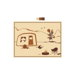 Faulkner 9' X 12'Home Is Where We Park It Design Patio Mat