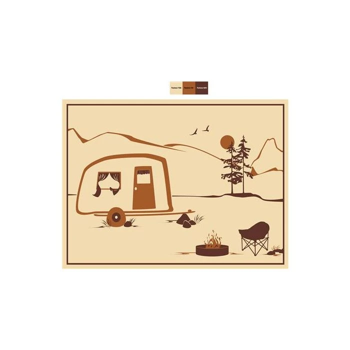 Faulkner 9' X 12'Home Is Where We Park It Design Patio Mat 1 Faulkner 9' X 12'Home Is Where We Park It Design Patio Mat