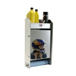 Tow-Rax Drill Mount Junior Storage Cabinet With Stainless Steel Folding Work Tray