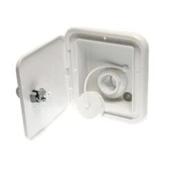 JR Polar White Locking Gravity Water Hatch