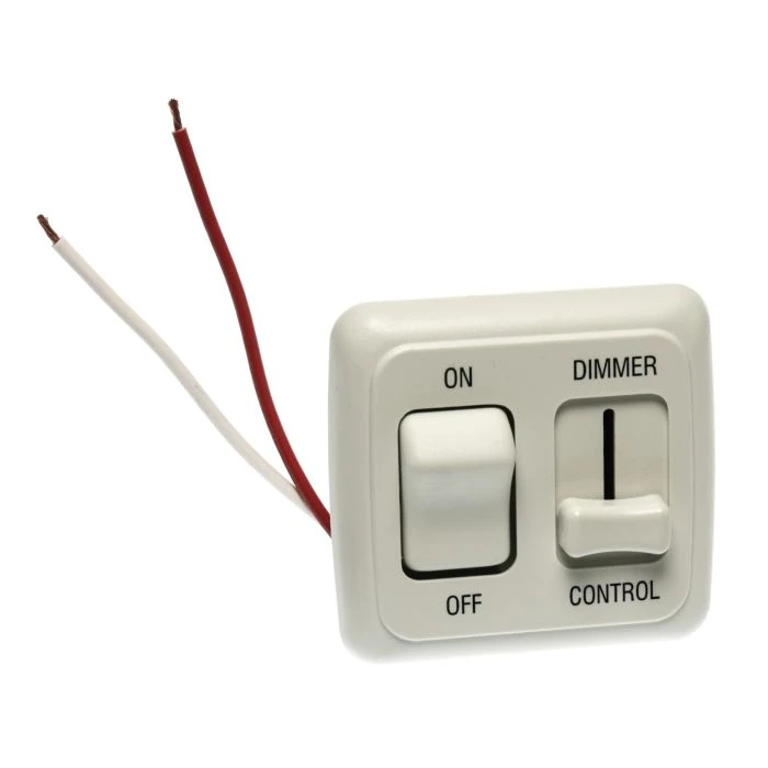 JR White On/Off Switch With Dimmer 1 JR White On/Off Switch With Dimmer
