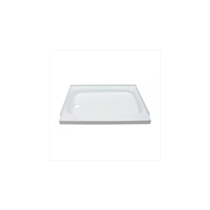 Lippert Components Better Bath 24" X 36" White Left Hand Center Drain Shower Pan 1 Lippert Components Better Bath 24" X 36" White Left Hand Center Drain Shower Pan