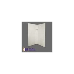 Specialty Recreation 36" X 36" X 67" Parchment Neo Angle Shower Wall Surround