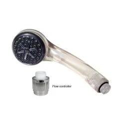 Phoenix Faucets Clear Airfusion Handheld Shower Head W/ Flow Controller
