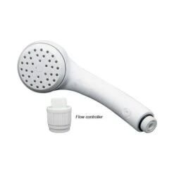 Phoenix Faucets White Airfusion Handheld Shower Head W/ Flow Controller