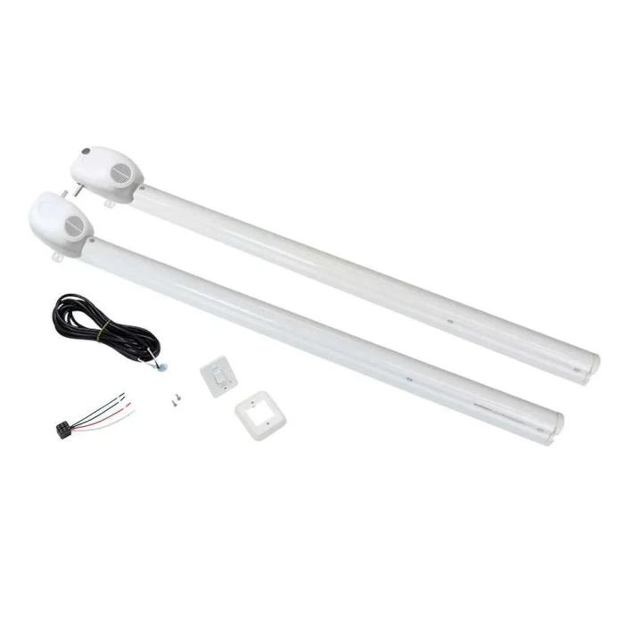Solera Speaker Head White Power Hardware Kit For Flat Awnings