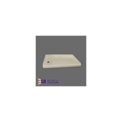 Specialty Recreation 24" X 36" Parchment Left Hand Center Drain Shower Pan