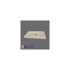 Specialty Recreation 24" X 32" Parchment Center Drain Shower Pan