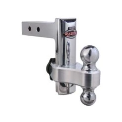 Trimax 6" Solid Billet Aluminum Adjustable Double Ball Hitch